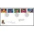 Gran Bretaña 2061/65 1998 SPD FDC Navidad Ángeles Bethlehem Sobre primer día