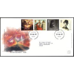 Gran Bretaña 2100/03 1999 SPD FDC Millennium Serie 6 El entretenimiento Philatelic Bureau Sobre primer día