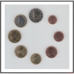 Luxemburgo 2022 Emisión monedas Sistema monetario euro € Tira Luxemburgo 2022 Emisión monedas Sistema monetario euro € Tira