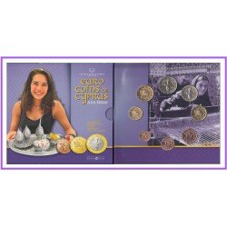 Chipre 2024 Euroset Cartera Oficial euro € Tradiciones Populares