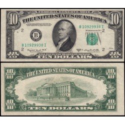 Billete Estados Unidos 10$ 1950 Serie C Billete Estados Unidos 10$ 1950 Serie C