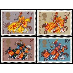 Gran Bretaña 729/32 1974 Caballero medieval MNH