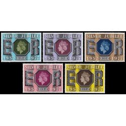 Gran Bretaña 829/32 1977 25 Aniv. coronación Isabel II MNH Gran Bretaña 829/32 1977 25 Aniv. coronación Isabel II MNH