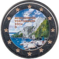 Alemania 2024 2 € euros conmemorativos Color Königsstuhl