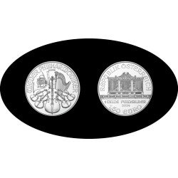 Austria 1 OZ onza 2024 Filarmónica Philharmonic 1,5 euros Plata Ag