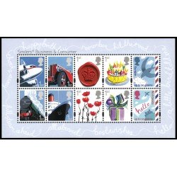 Gran Bretaña HB 69 2010 Sellos con mensajes MNH Gran Bretaña HB 69 2010 Sellos con mensajes MNH