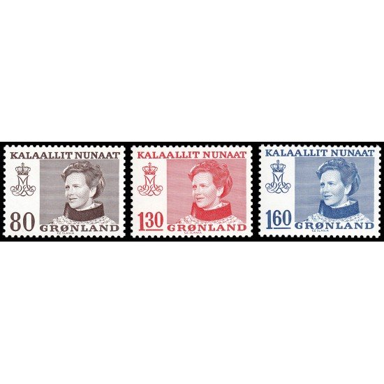 Groenlandia 100/02 1979 Reina Margarita II MNH Groenlandia 100/02 1979 Reina Margarita II MNH