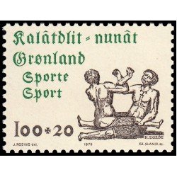 Groenlandia 85 1976 Deportes en beneficio de la Unión Atlética de Groenlandia MNH Groenlandia 85 1976 Deportes en beneficio de la Unión Atlética de Groenlandia MNH