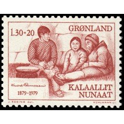 Groenlandia 104 1979 Centenario del nacimiento del explorador Knud Rasmussen MNH Groenlandia 104 1979 Centenario del nacimiento del explorador Knud Rasmussen MNH