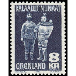 Groenlandia 107 1980 Artesanía local MNH Groenlandia 107 1980 Artesanía local MNH
