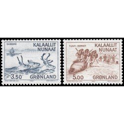 Groenlandia 119/20 1981 1000 años de Colonización de Groenlandia MNH Groenlandia 119/20 1981 1000 años de Colonización de Groenlandia MNH