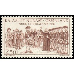 Groenlandia 98 1978 250 aniv. de la fundación de la ciudad de Godthåb MNH Groenlandia 98 1978 250 aniv. de la fundación de la ciudad de Godthåb MNH