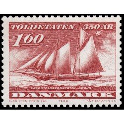 Dinamarca Denmark 750 1982 350 aniv. del servicio de aduanas MNH Dinamarca Denmark 750 1982 350 aniv. del servicio de aduanas MNH