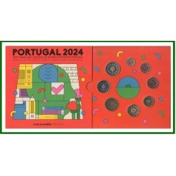 Portugal 2024 Cartera Oficial Monedas € euro Set