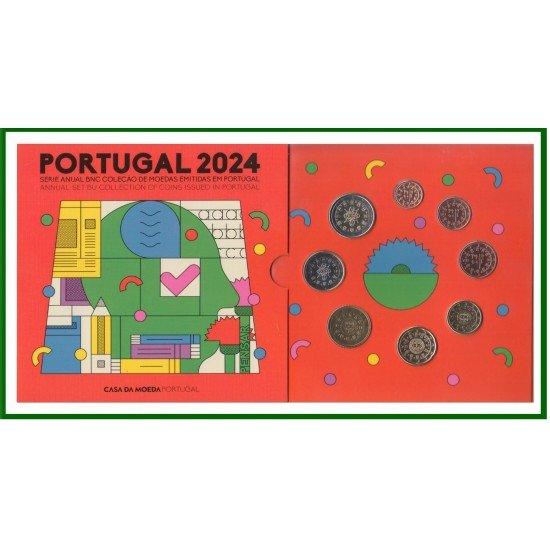 Portugal 2024 Cartera Oficial Monedas € euro Set