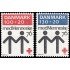 Dinamarca  Denmark 617/18 1976 Centenario de la Cruz Roja danesa MNH