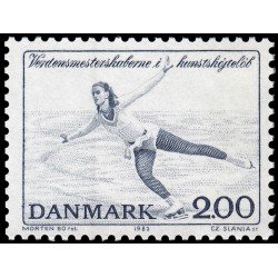 Dinamarca Denmark 751 1982 Campeonatos del mundo de patinaje artístico en Dinamarca MNH Dinamarca Denmark 751 1982 Campeonatos del mundo de patinaje artístico en Dinamarca MNH