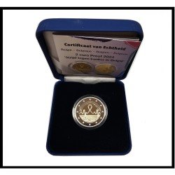 Bélgica 2024 Cartera Oficial Estuche Moneda 2 € con Proof Lucha contra el cáncer Bélgica 2024 Cartera Oficial Estuche Moneda 2 € con Proof Lucha contra el cáncer