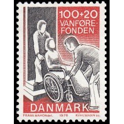 Dinamarca Denmark 629 1976 En beneficio del fondo nacional para discapacidades MNH Dinamarca Denmark 629 1976 En beneficio del fondo nacional para discapacidades MNH