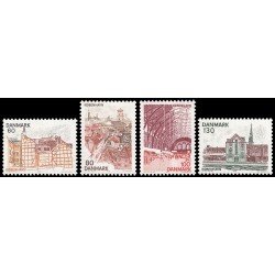 Dinamarca Denmark 619/22 1976 Paisajes de Copenhague MNH Dinamarca Denmark 619/22 1976 Paisajes de Copenhague MNH