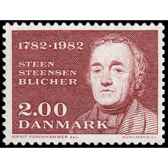 Dinamarca Denmark 765 1982 200 aniv. del nacimiento del poeta Steen Steensen Blicher MNH Dinamarca Denmark 765 1982 200 aniv. del nacimiento del poeta Steen Steensen Blicher MNH
