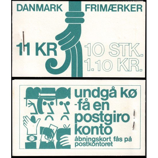 Dinamarca Denmark 689 C689 1979 Arte de la era vikinga Carnet MNH Dinamarca Denmark 689 C689 1979 Arte de la era vikinga Carnet MNH