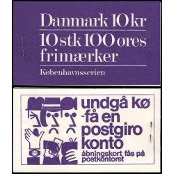 Dinamarca Denmark 621 C621 1976 Paisajes de Copenhague Carnet MNH Dinamarca Denmark 621 C621 1976 Paisajes de Copenhague Carnet MNH