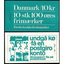 Dinamarca Denmark 638 C638 1977 Nuevo código de circulación Carnet MNH Dinamarca Denmark 638 C638 1977 Nuevo código de circulación Carnet MNH