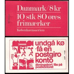 Dinamarca Denmark 620 C620 1976 Paisajes de Copenhague Carnet MNH Dinamarca Denmark 620 C620 1976 Paisajes de Copenhague Carnet MNH