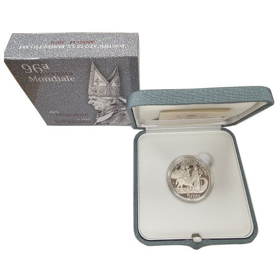 Vaticano 2010 Cartera Oficial Estuche Moneda 5€ euros proof Día del Refugiado Vaticano 2010 Cartera Oficial Estuche Moneda 5€ euros proof Día del Refugiado