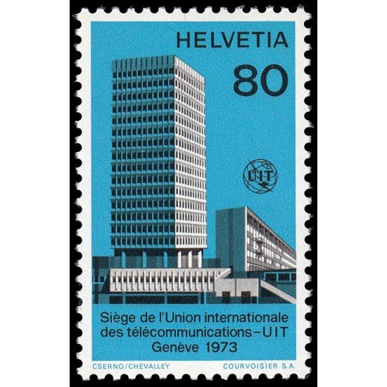 Suiza Switzerland Servicios 441 1973 Nuevo edificio MNH