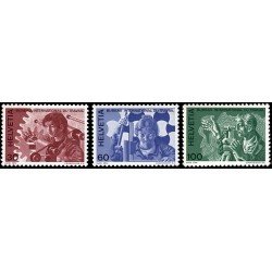 Suiza Switzerland Servicios 443/45 1975 Oficina de trabajo internacional MNH Suiza Switzerland Servicios 443/45 1975 Oficina de trabajo internacional MNH