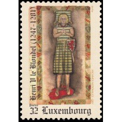 Luxemburgo 1386 1997 750 aniv. de la ascensión de Enrique V MNH