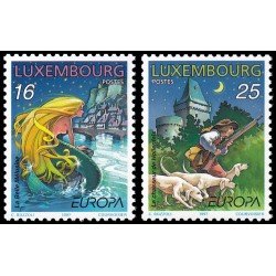Luxemburgo 1368/69 1997 Europa Cuentos y leyendas MNH Luxemburgo 1368/69 1997 Europa Cuentos y leyendas MNH