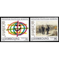 Luxemburgo 1373/74 1997 Exposición Filatélica Internacional JUVALUX 98