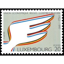 Luxemburgo 1367 1997 75 aniv. de la Unión Económica Bélgica-Luxemburgo MNH Luxemburgo 1367 1997 75 aniv. de la Unión Económica Bélgica-Luxemburgo MNH