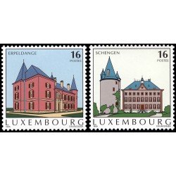 Luxemburgo 1325/26 1995 Turismo Castillos MNH