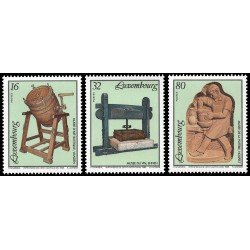Luxemburgo 1327/29 1995 Exposiciones del museo, segunda serie MNH