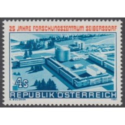 Öesterreich Austria - 1502 - 1981 25º Aniv. del centro de investigación de Seibersdorf Lujo Öesterreich Austria - 1502 - 1981 25º Aniv. del centro de investigación de Seibersdorf Lujo