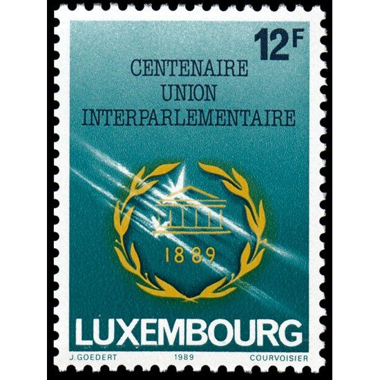 Luxemburgo 1173 1989 Centenario de la Unión Interparlamentaria MNH Luxemburgo 1173 1989 Centenario de la Unión Interparlamentaria MNH