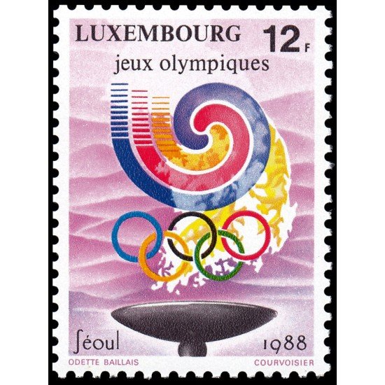 Luxemburgo 1159 1988 Juegos Olímpicos de Verano de 1988, Seúl MNH Luxemburgo 1159 1988 Juegos Olímpicos de Verano de 1988, Seúl MNH