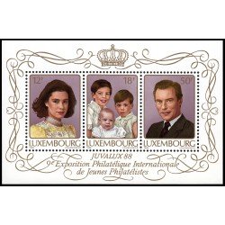 Luxemburgo HB 15 1988 Exposición Filatélica Internacional Juvalux 8, Luxemburgo MNH Luxemburgo HB 15 1988 Exposición Filatélica Internacional Juvalux 8, Luxemburgo MNH