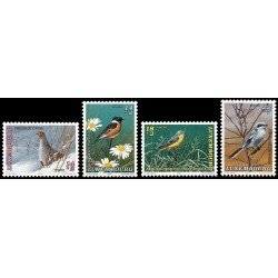 Luxemburgo 1303/06 1994 Fondo Nacional de Bienestar Aves, tercera serie MNH