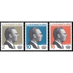 Luxemburgo 1307/09 1995 Serie Efigie del Gran Duque Jean MNH