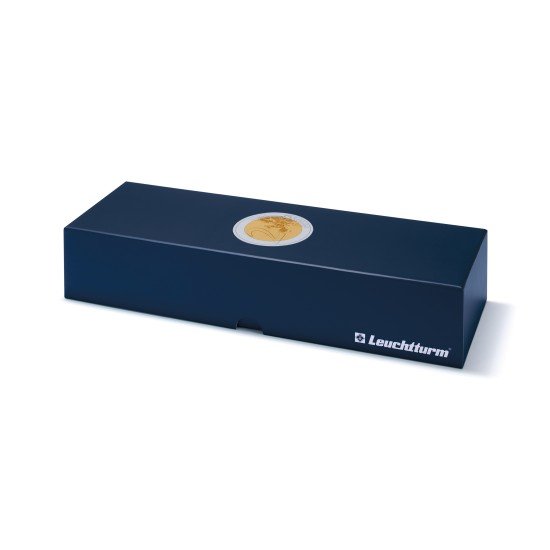 Leuchtturm 367868 Logik caja archividora 2 euro Para hasta 40 tarjetas monedero