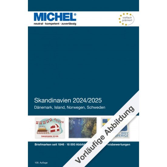 MICHEL Catálogo de Michel Scandinavia 2024/2025 (E 10)