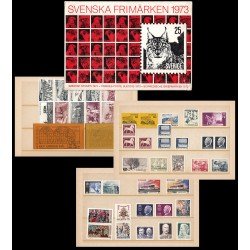 Suecia 1973 en carpeta oficial Suecia 1973 en carpeta oficial