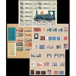 Suecia 1975 en carpeta oficial Suecia 1975 en carpeta oficial