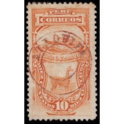Perú Arequipa 28b 1885 Sellos-taxas de 1885 con sobrecarga MH Perú Arequipa 28b 1885 Sellos-taxas de 1885 con sobrecarga MH