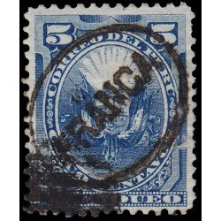Perú Chiclayo 1 1884 Sellos de 1874 con sobrecarga Usado